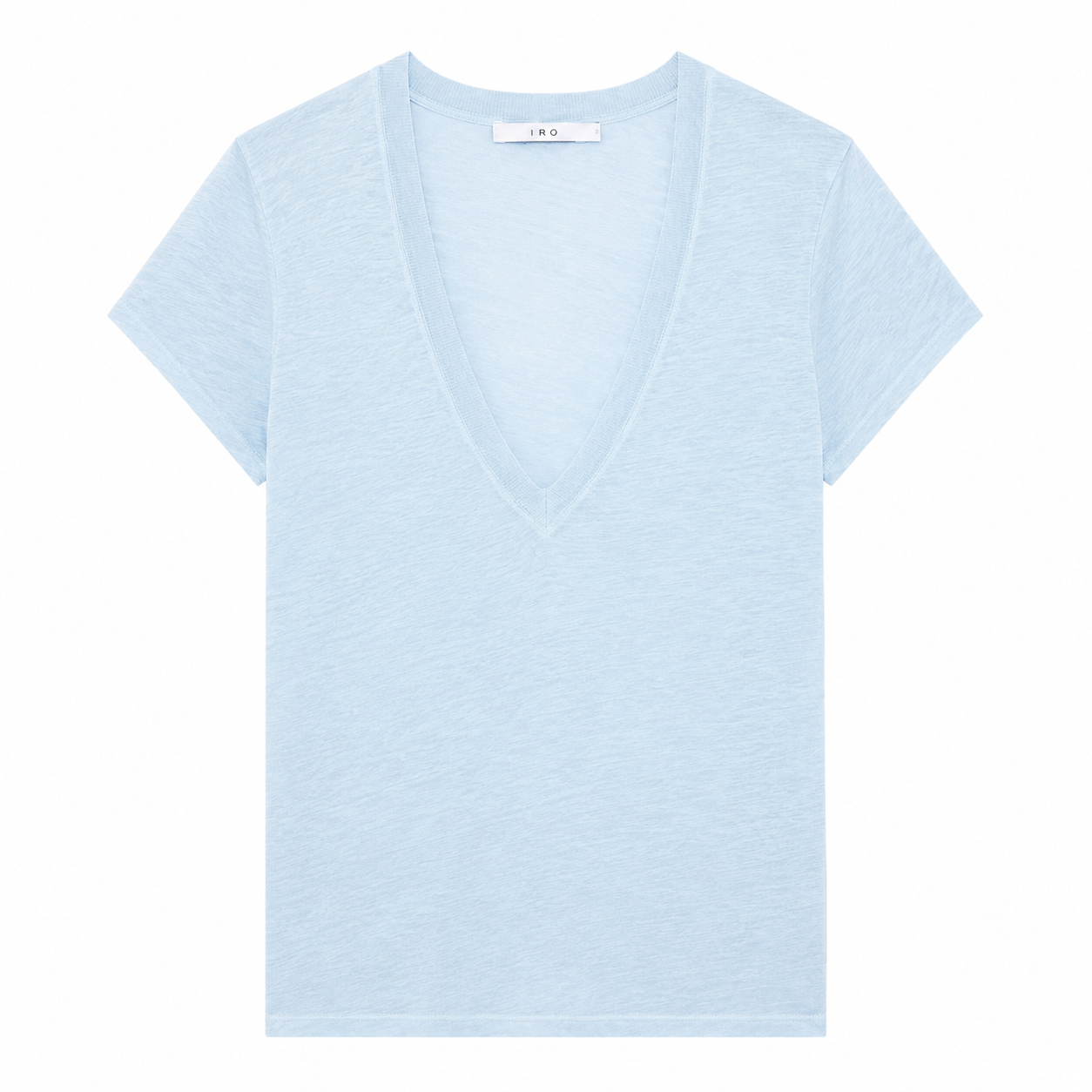 V-Neck Linen T-shirt