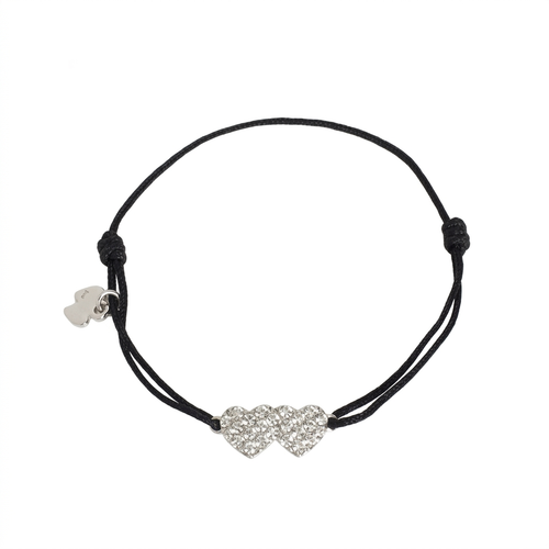 Bracelet Zadig Link Heart Strass