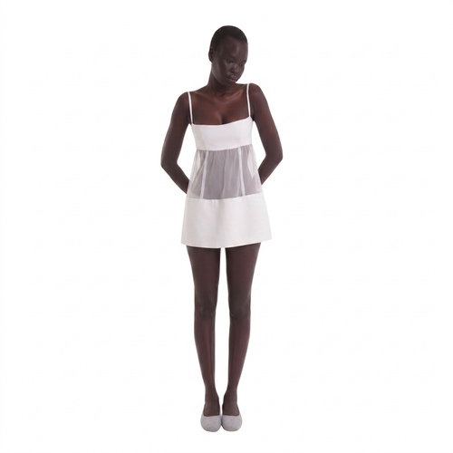 BOP DRESS IN WHITE