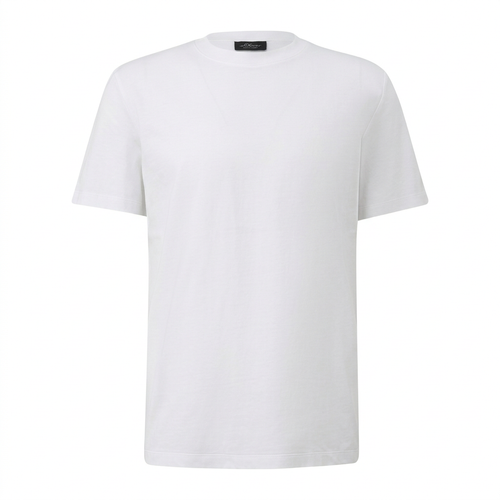 T-shirt made of premium jersey with crew neck