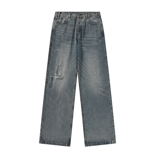 SLUB REPAIRED DENIM (DIRTY WASH)