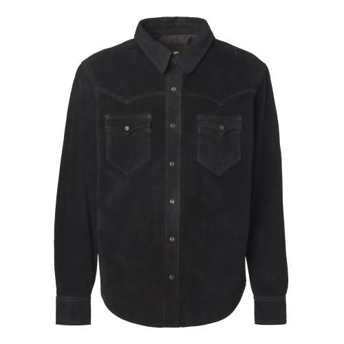 Suede Western shirt