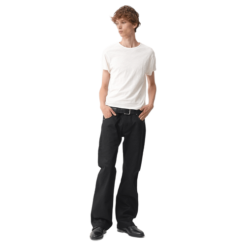 Raw Selvedge Low-Rise Bootcut Jeans