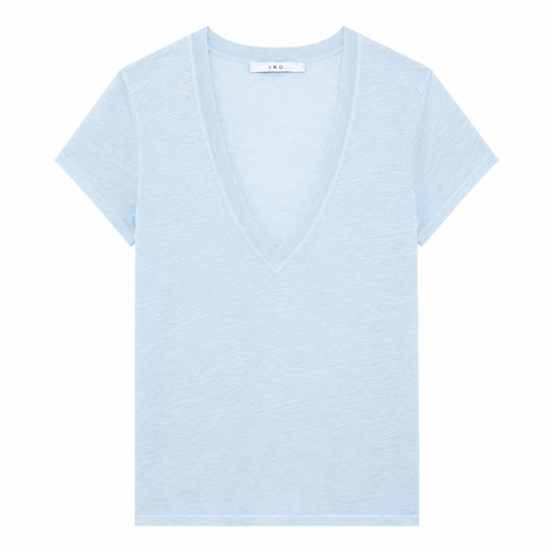 V-Neck Linen T-shirt