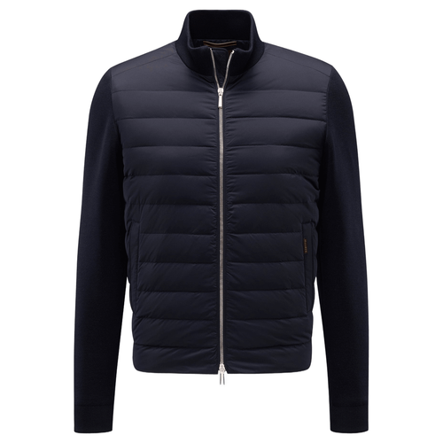 Duncan Down Knit Jacket Navy