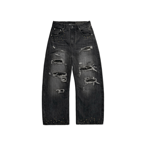 27 CLUB DISTRESSED DENIM in GREY