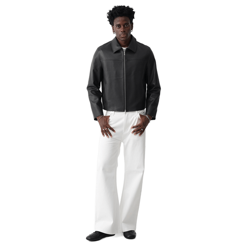 Raw Selvedge Bootcut Jeans – White