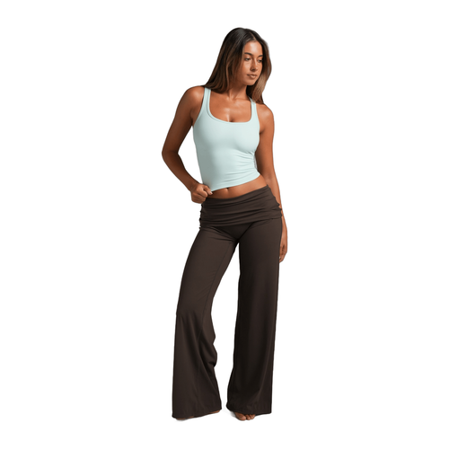 FLX Foldover Wide Leg Bottoms