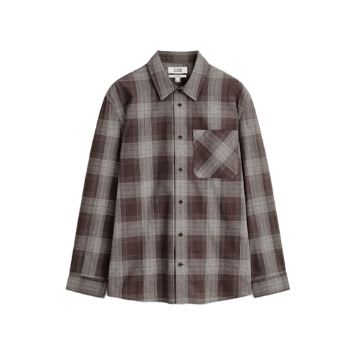 Checked Brushed Cotton Shirt
