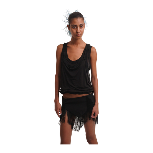 THE MARLENA TOP IN BLACK