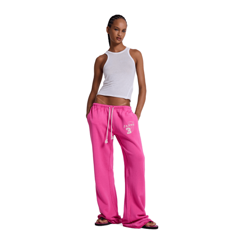 Cleo Slouchy Bootcut Jogger in Pink